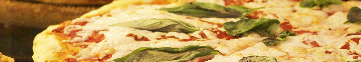 Eating Italian Pizza at Aversano's Italian Restaurant restaurant in Sumner, WA.
